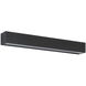 Stripe LED 2.36 inch Black Outdoor Wall Mount